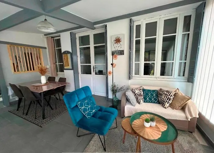 Daire Le Jardin Privatif De Pauze Wifi Et Parking Gratuits Vue Panoramique *